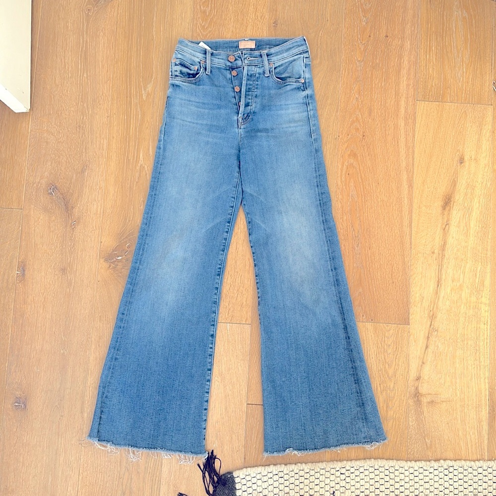 MOTHER jeans the tomcat roller fray